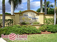 West Cape Estates Signage